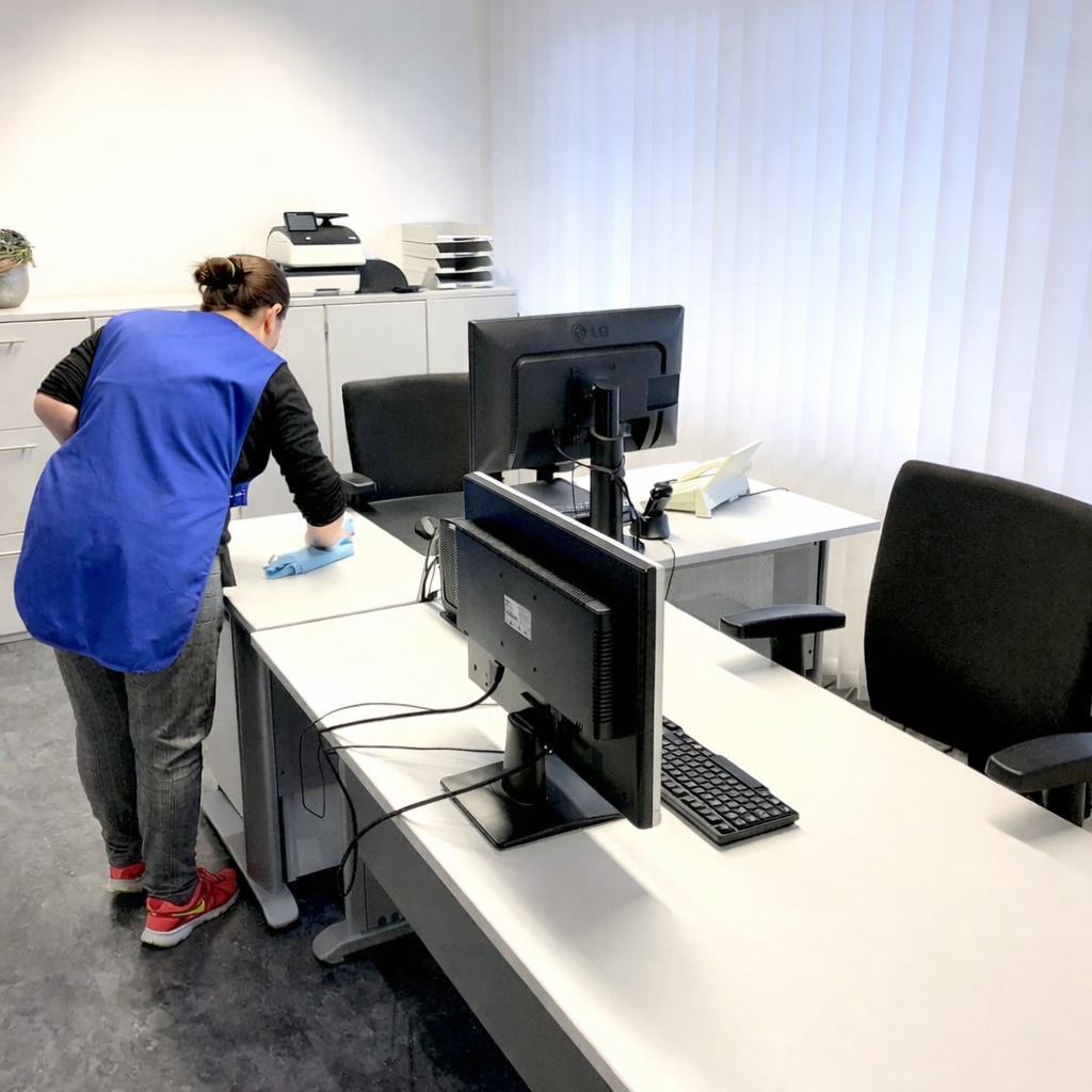 Reinigung in Gebäuden